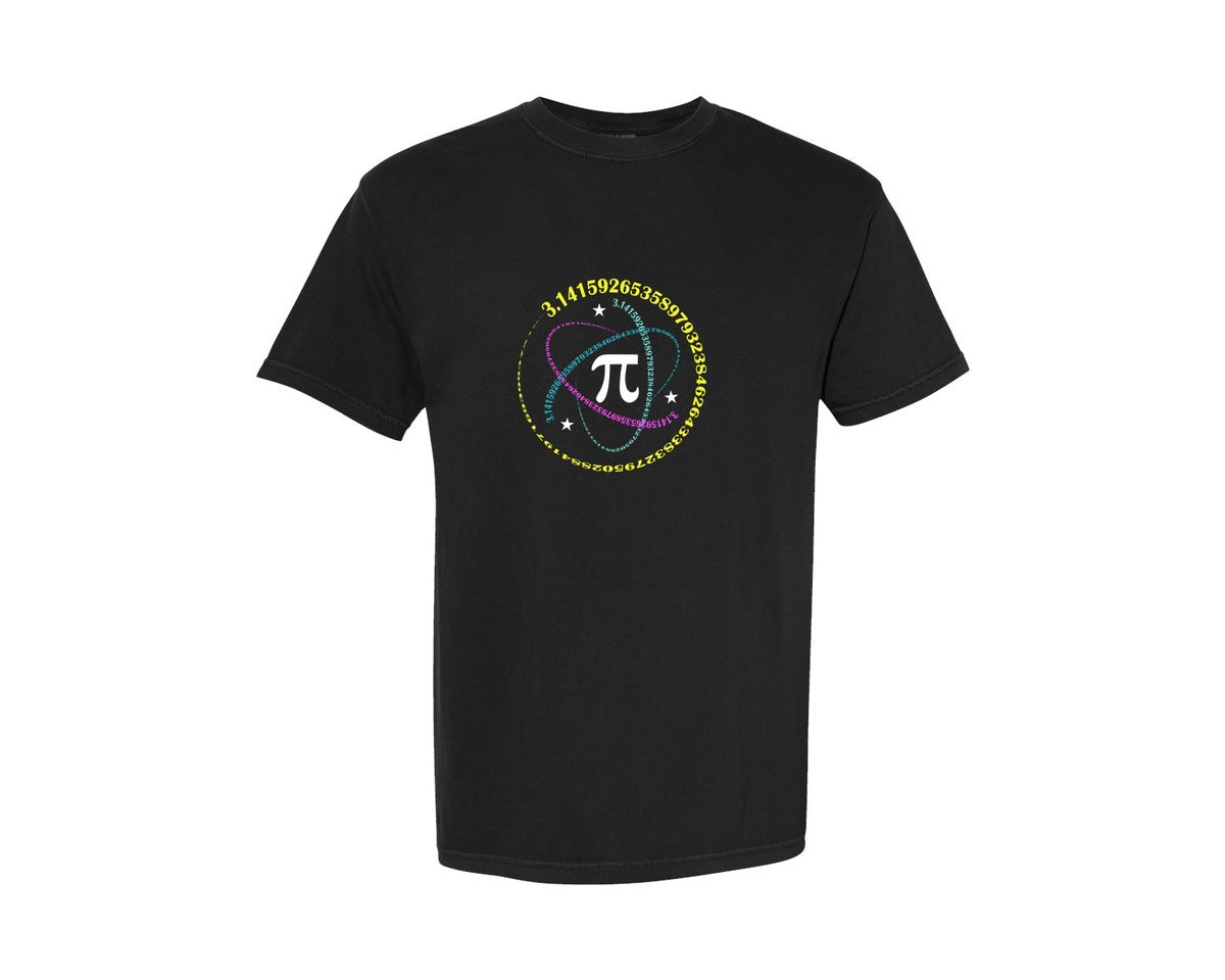 brand:Comfort Colors|color:Black|Happy Pi Day Shirt Math Teacher Gift Graphic T-Shirt