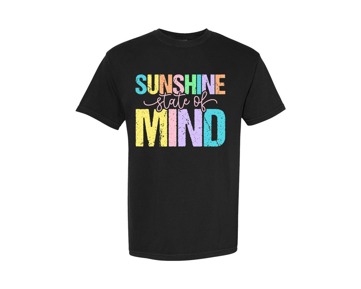 brand:Comfort Colors|color:Black|Sunshine State Of Mind Summer 13 Graphic T-Shirt