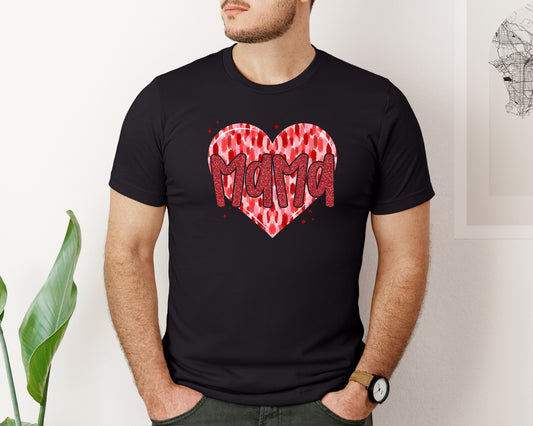 Valentine Mama Coquette 10 Graphic T-Shirt