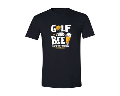 brand:Generic|color:Black|Funny Golf Beer Lover T Shirt Desin Graphic T-Shirt