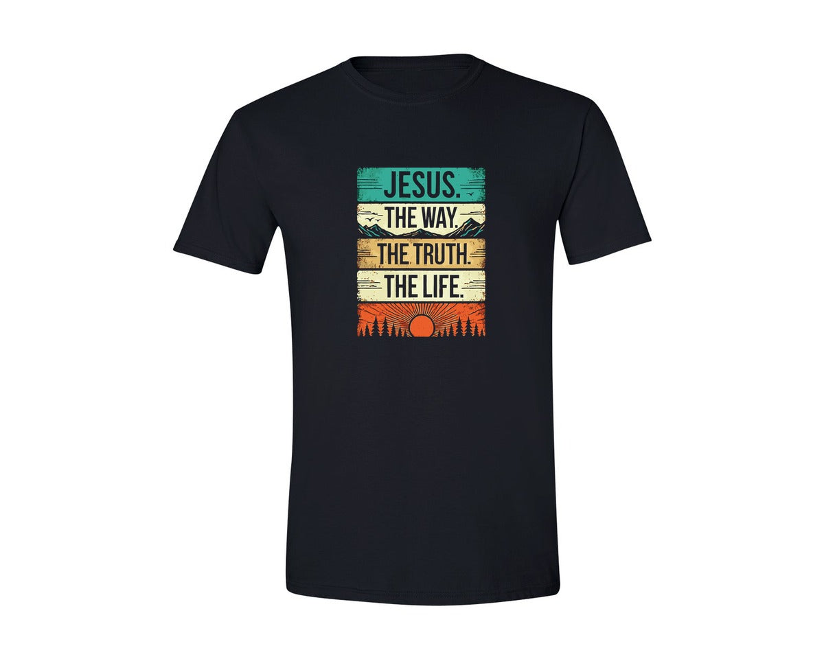 brand:Generic|color:Black|Jesus The Way Truth Life Christian