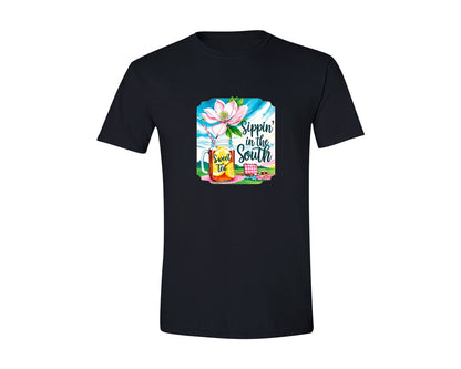 brand:Generic|color:Black|Sippin In The South Sweet Tea Preppy