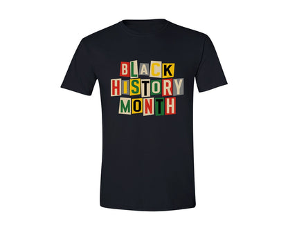 brand:Generic|color:Black|Black History Month Black History 14 Graphic T-Shirt