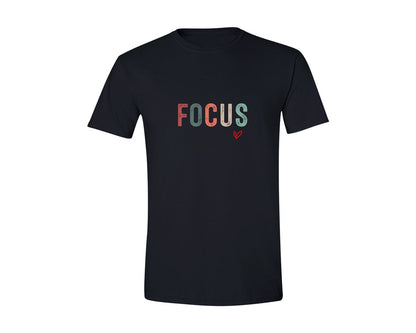 brand:Generic|color:Black|Focus On The Step Sweatshirt Motivation Graphic T-Shirt
