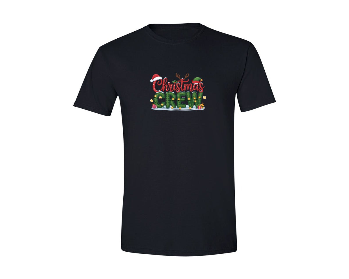 brand:Generic|color:Black|Christmas Crew Holiday Shirt