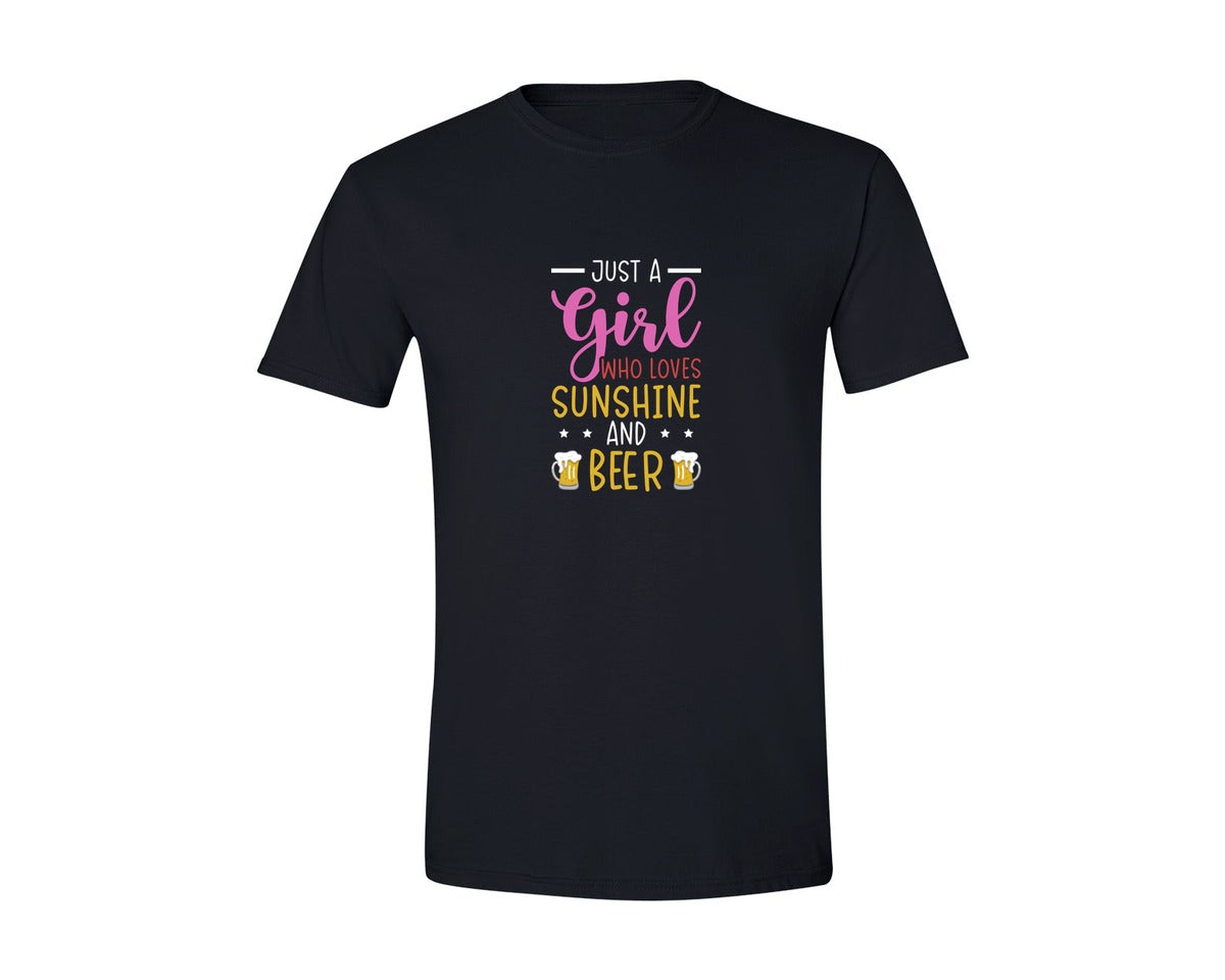 brand:Generic|color:Black|Beer Drinking Graphics Tshirt Design 26 Graphic T-Shirt