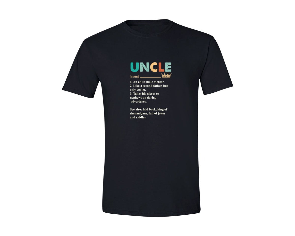 brand:Generic|color:Black|Uncle Definition Funny Fathers Day