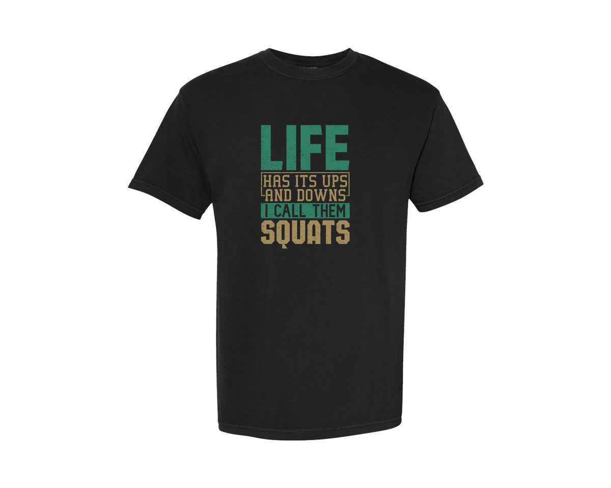 brand:Comfort Colors|color:Black|Funny Fitness Gym Design Graphic T-Shirt