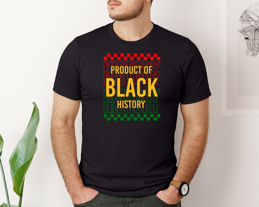 Product Of Black History Retro Graphic T-Shirt