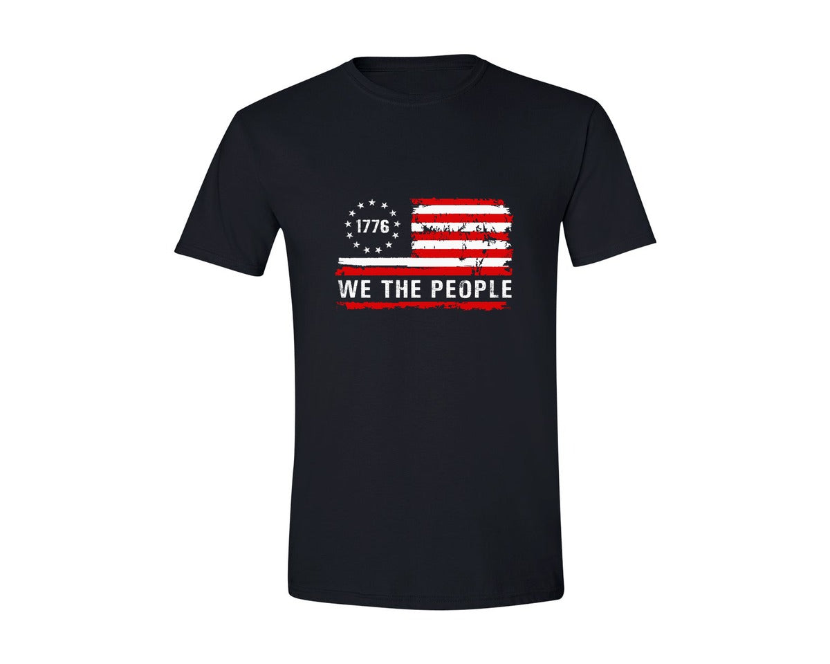 brand:Generic|color:Black|1776 Betsy Ross We The People Design Graphic T-Shirt