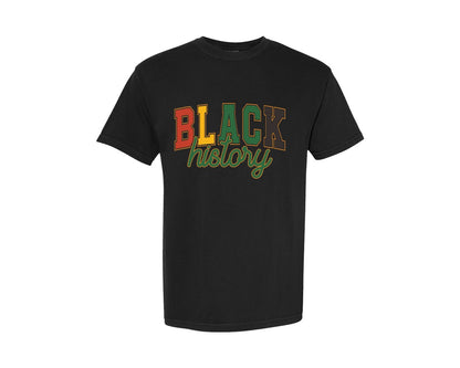 brand:Comfort Colors|color:Black|Black History Month Im Black Graphic T-Shirt
