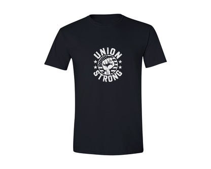 brand:Generic|color:Black|Union Strong Fist Bold Graphic Graphic T-Shirt