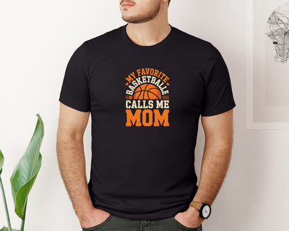 brand:Bella Canvas|color:Black|My Heart Is On That Court My Favorite Graphic T-Shirt