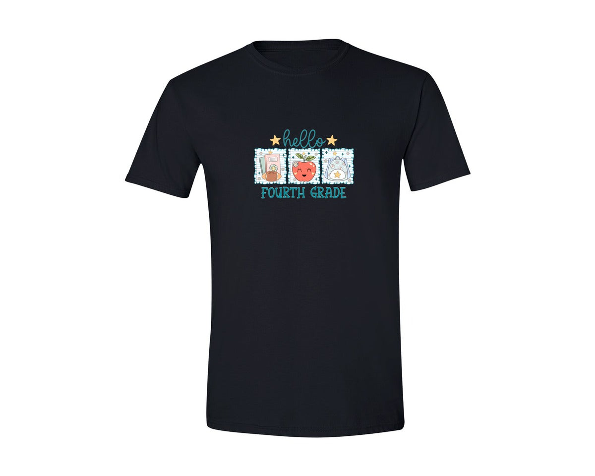 brand:Generic|color:Black|Preppy Back To School Shirt