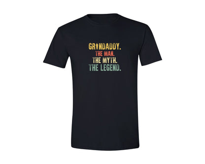 brand:Generic|color:Black|Grandaddy The Man The Myth The Legend Graphic T-Shirt