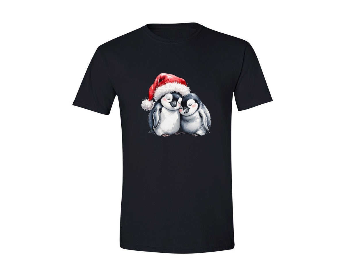 brand:Generic|color:Black|Cute Penguin Christmas Penguin 6 Graphic T-Shirt