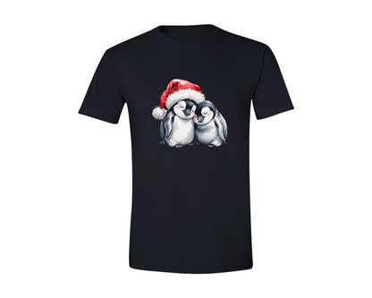 brand:Generic|color:Black|Cute Penguin Christmas Penguin 6 Graphic T-Shirt