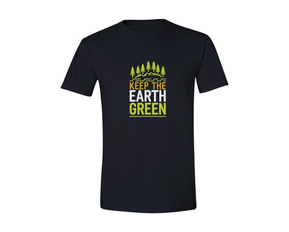 brand:Generic|color:Black|Keep The Earth Green Environment Cute 2 Graphic T-Shirt