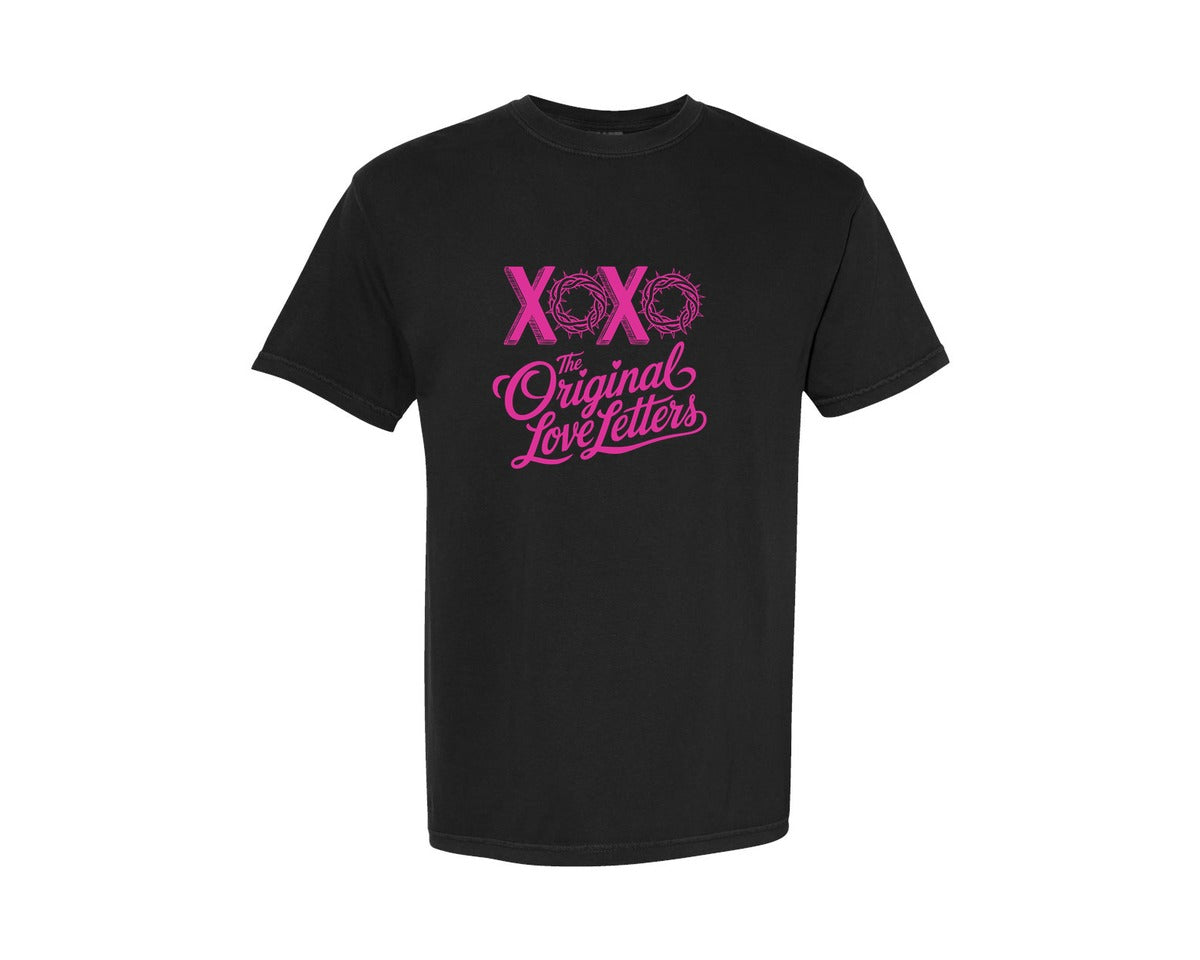 brand:Comfort Colors|color:Black|Christian Love Religious Valentine Graphic T-Shirt
