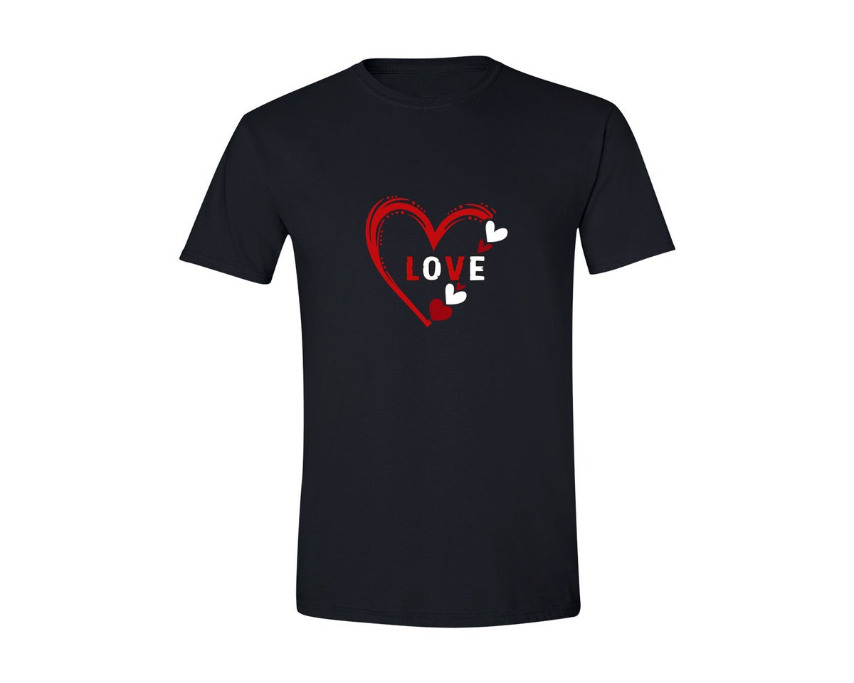 brand:Generic|color:Black|Love Love Designs Varsity Love 6 Graphic T-Shirt