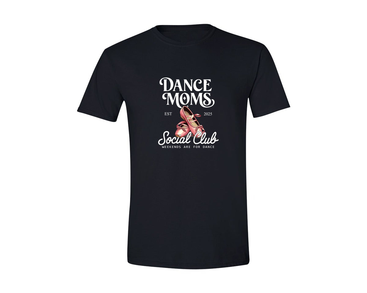 brand:Generic|color:Black|Dance Moms Social Club Graphic T-Shirt