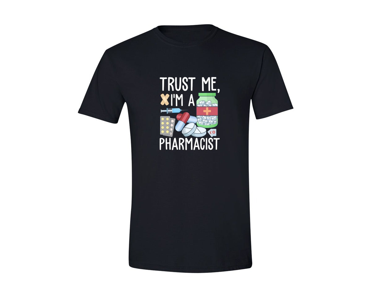 brand:Generic|color:Black|Pharmacist Trust Me Career T Shirt Graphic T-Shirt