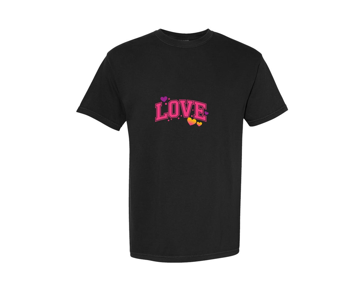 brand:Comfort Colors|color:Black|Love Valentines Day 41 Graphic T-Shirt