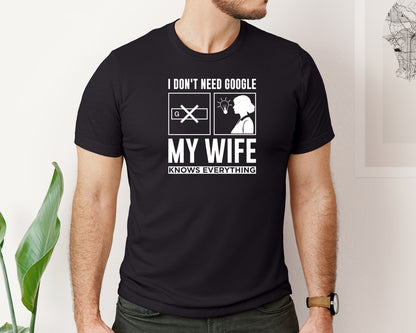 brand:Bella Canvas|color:Black|Valentine Day Funny Husband Wife Tshirt 3 Graphic T-Shirt