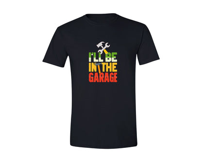 brand:Generic|color:Black|Funny Shirt Men Ill Be In The Garage Graphic T-Shirt
