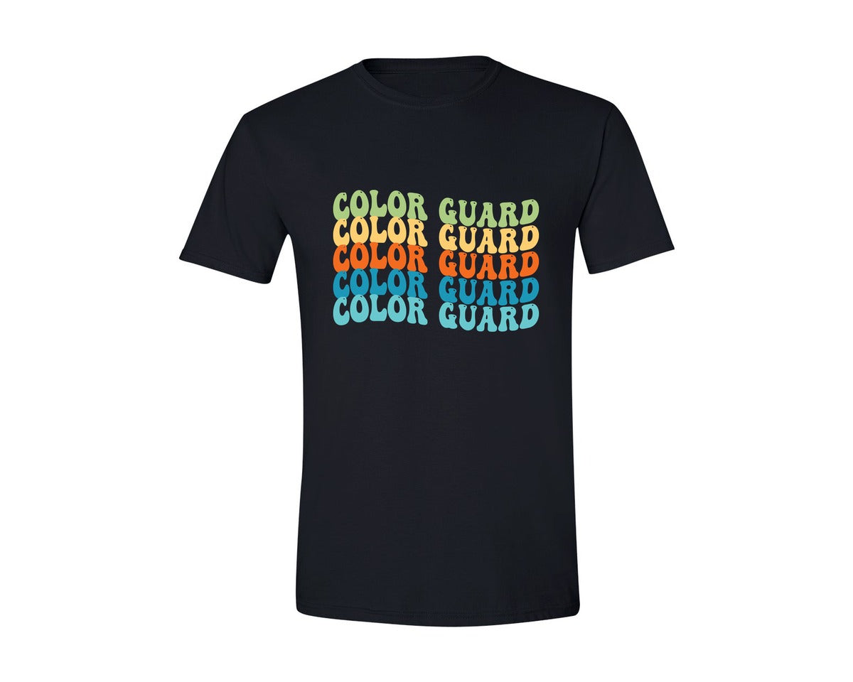 brand:Generic|color:Black|Color Guard 7 Graphic T-Shirt