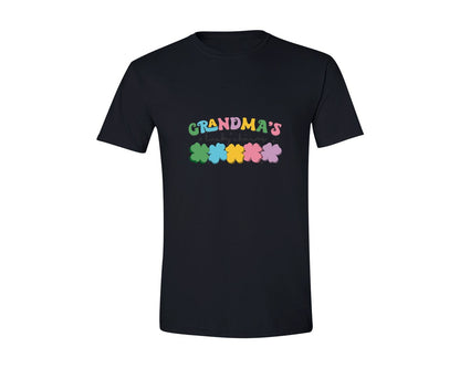 brand:Generic|color:Black|Grandmas Lucky Charms Graphic T-Shirt