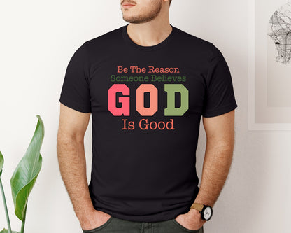 brand:Bella Canvas|color:Black|Religious Christian Inspiration Graphic T-Shirt