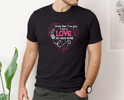 brand:Bella Canvas|color:Black|Valentines Day T Shirt Design 1625 Graphic T-Shirt