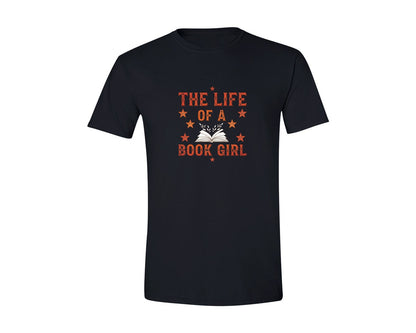 brand:Generic|color:Black|Book Lover Quote Design Graphic T-Shirt