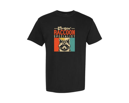 brand:Comfort Colors|color:Black|Raccoon Meme T Shirt 2 Graphic T-Shirt