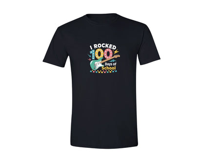 brand:Generic|color:Black|I Rocked 100 Days Of School 2 Graphic T-Shirt