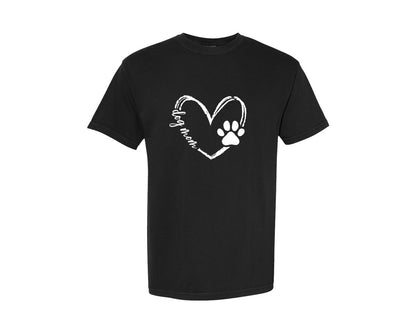 brand:Comfort Colors|color:Black|Dog Mom Dog Mama Mom Graphic T-Shirt