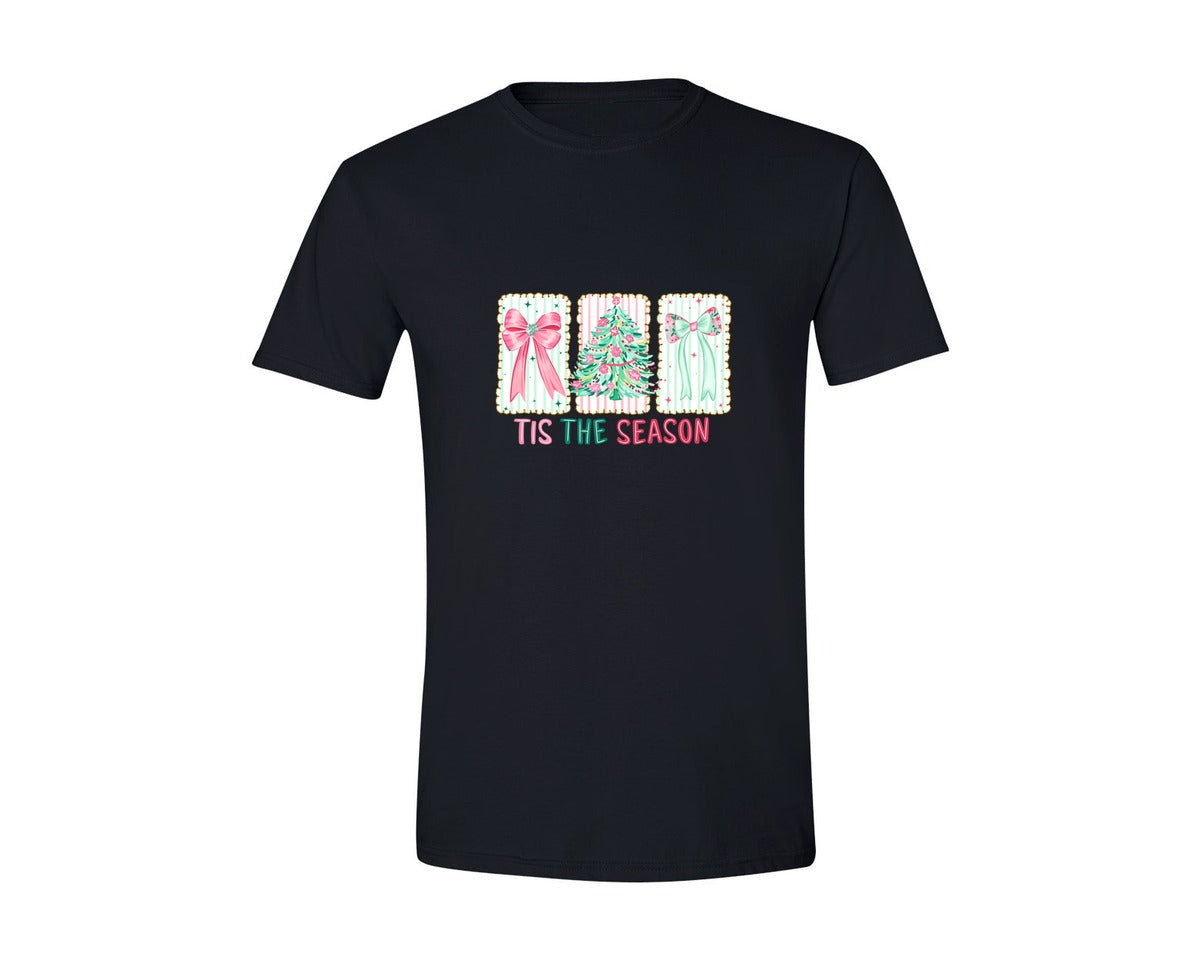 brand:Generic|color:Black|Blue Pink Floral Preppy Christmas