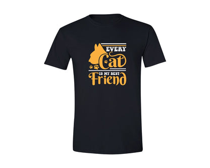 brand:Generic|color:Black|Every Cat Is My Best Friend T Shirt 7 Graphic T-Shirt