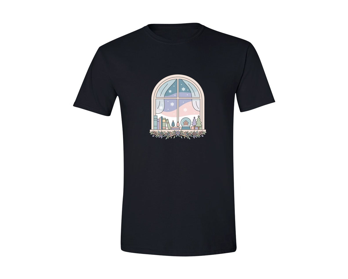 brand:Generic|color:Black|Christmas Window Book Lovers