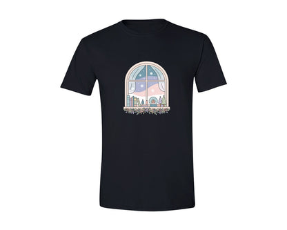 brand:Generic|color:Black|Christmas Window Book Lovers