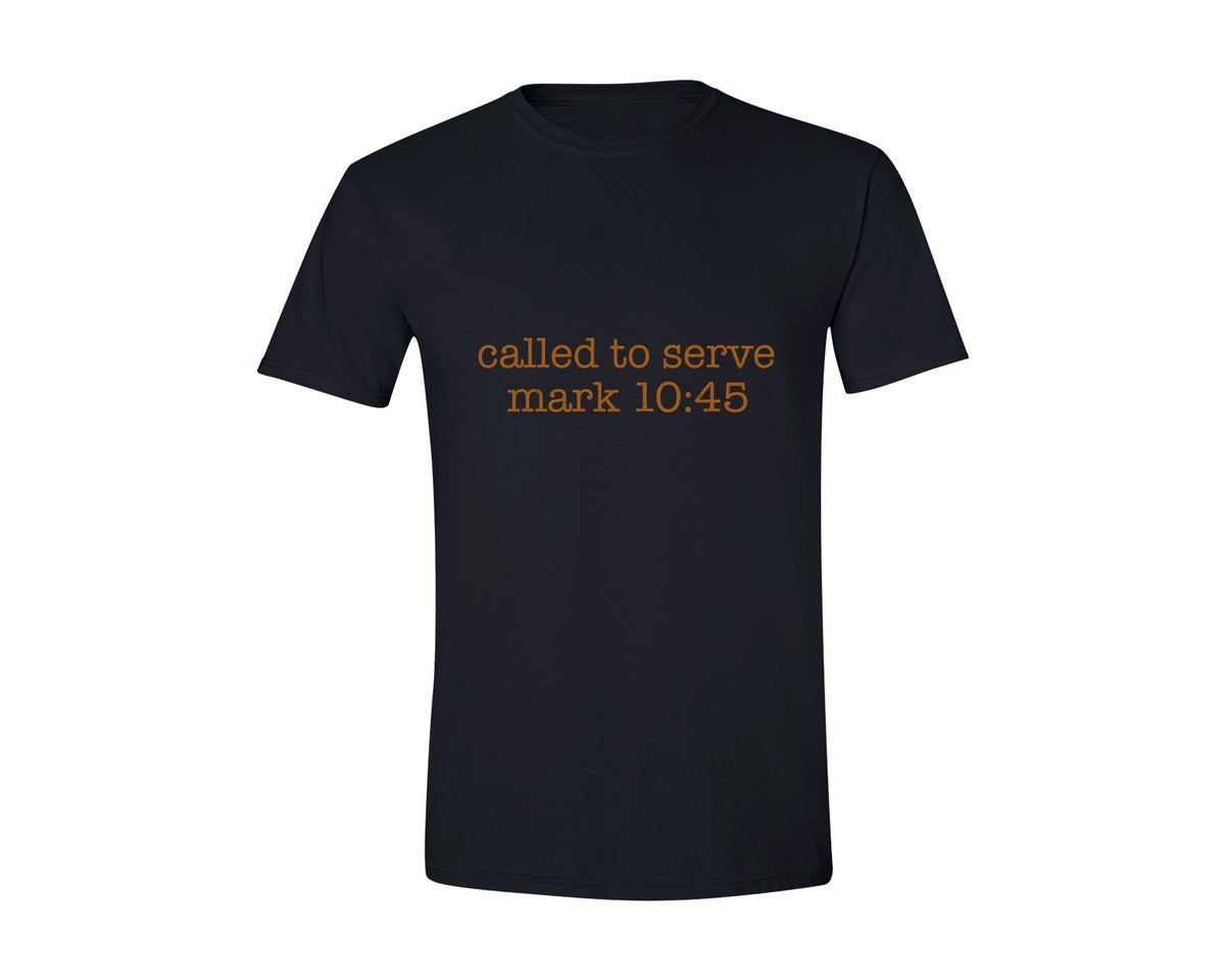 brand:Generic|color:Black|Called To Serve Christian 1045 Graphic T-Shirt