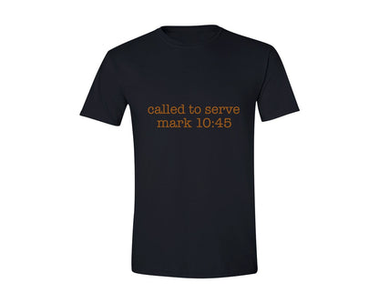 brand:Generic|color:Black|Called To Serve Christian 1045 Graphic T-Shirt