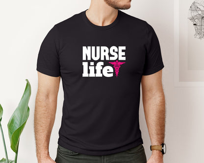 brand:Bella Canvas|color:Black|Funny Nurse Quotes T Shirt File 2 Graphic T-Shirt