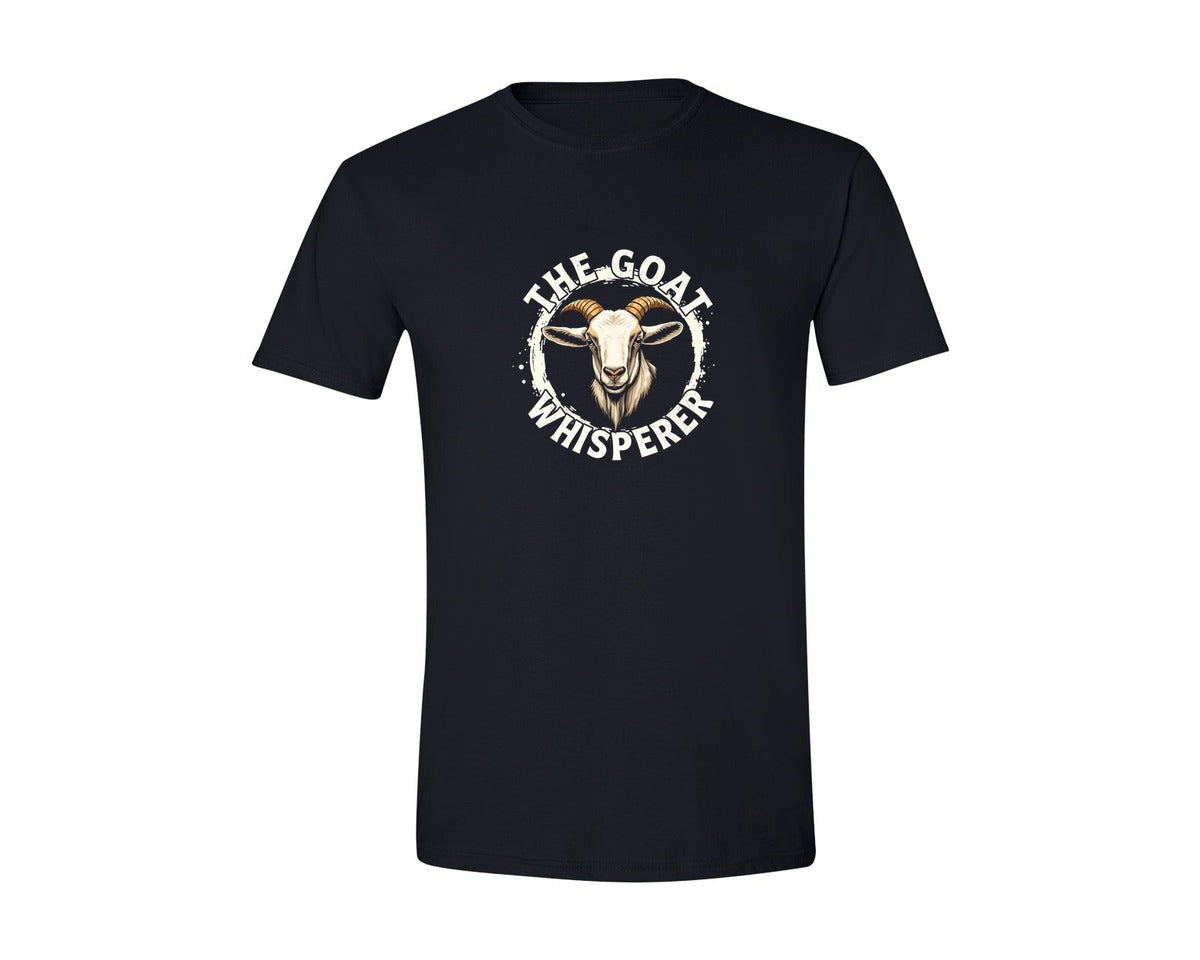 brand:Generic|color:Black|The Goat Whisperer T Shirt Design 7 Graphic T-Shirt