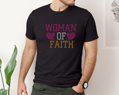brand:Bella Canvas|color:Black|Rhinestone Design 693 Graphic T-Shirt