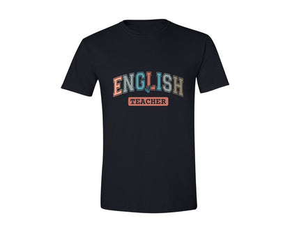 brand:Generic|color:Black|English Teacher 5 Graphic T-Shirt