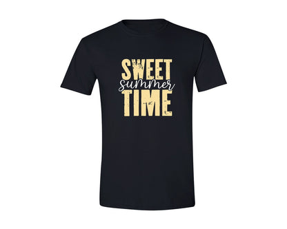 brand:Generic|color:Black|Sunshine Summer Beach Life Graphic T-Shirt