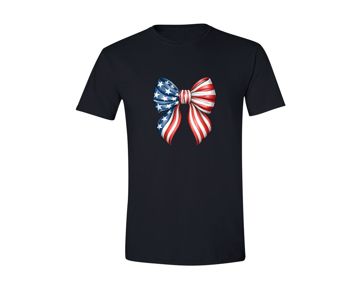 brand:Generic|color:Black|Patriotic Bow American Flag
