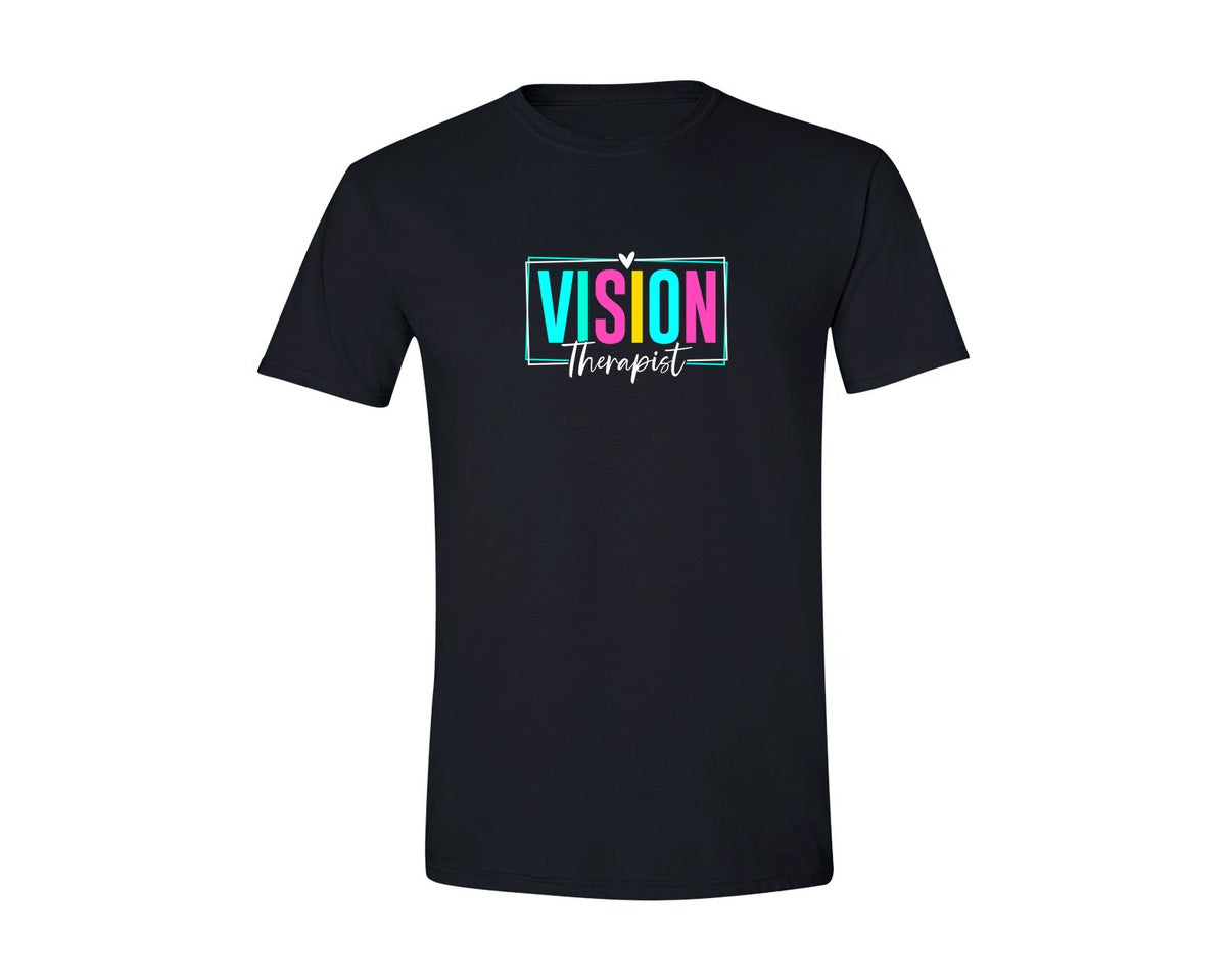 brand:Generic|color:Black|Vision Therapist Therapy Career T Shirt Graphic T-Shirt